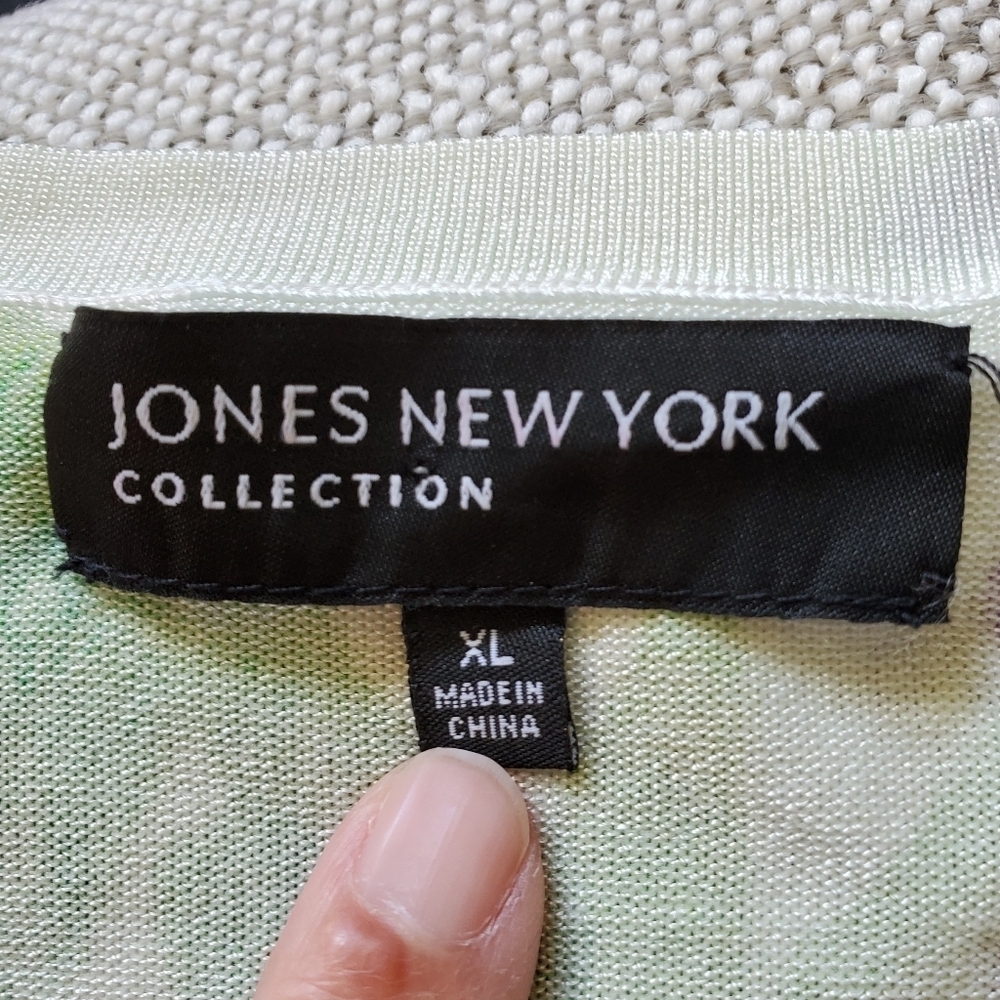 Jones New York ladies S/S cardigan - Picture 3 of 5